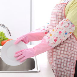 品兔防水加绒乳胶手套 冬日家务的暖心守护者